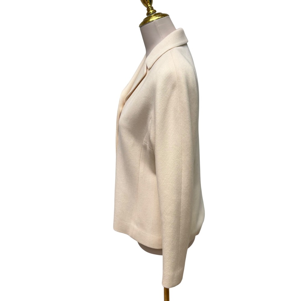 Emanuel Emanuel Ungaro Blazer Size 8 Cream
Wool Blend Mohair Notched Lapel - Picture 4 of 11